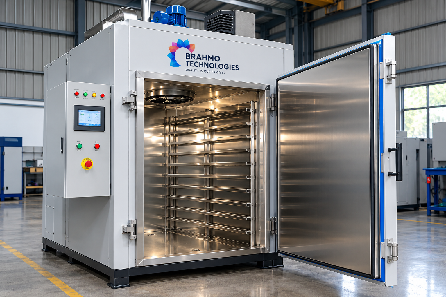 Electric Batch Oven Standard Configuration