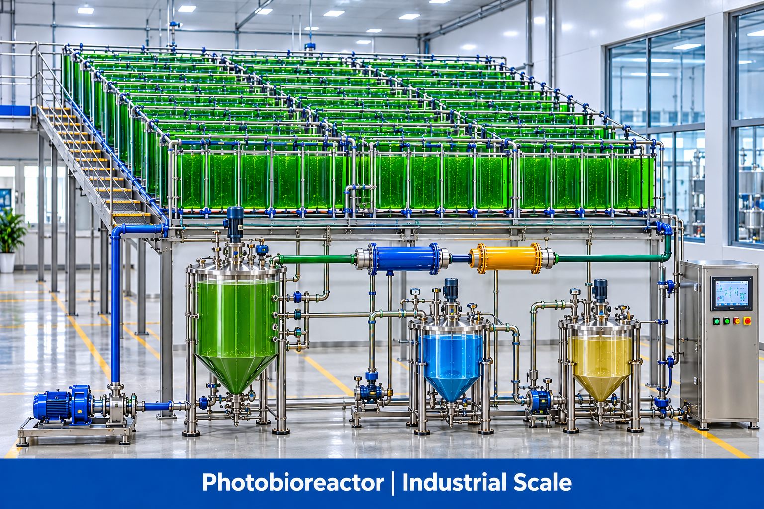 Photobioreactor Industrial Scale