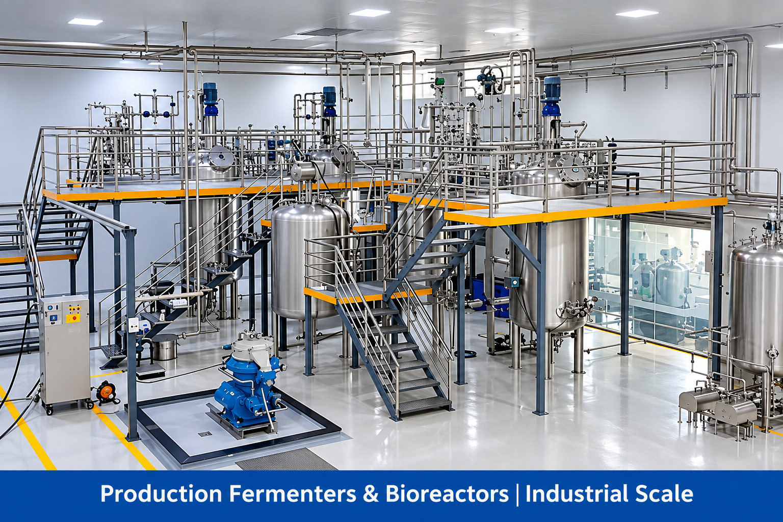 Production Fermenters and Bioreactors Industrial Scale